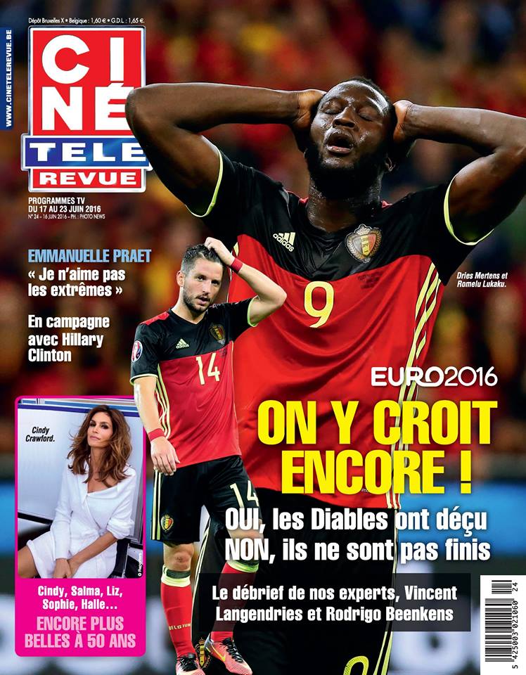 CINE TELE REVUE magazine side cover Issue 24 16 June 2016