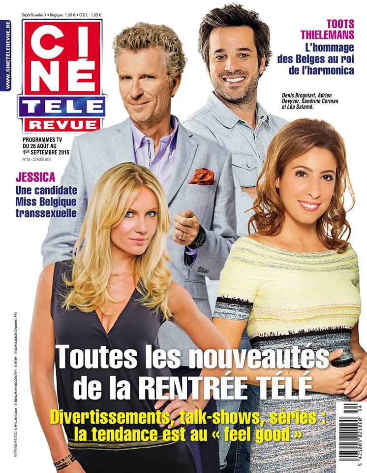 CINE TELE REVUE magazine side cover Issue 34 25 August 2016