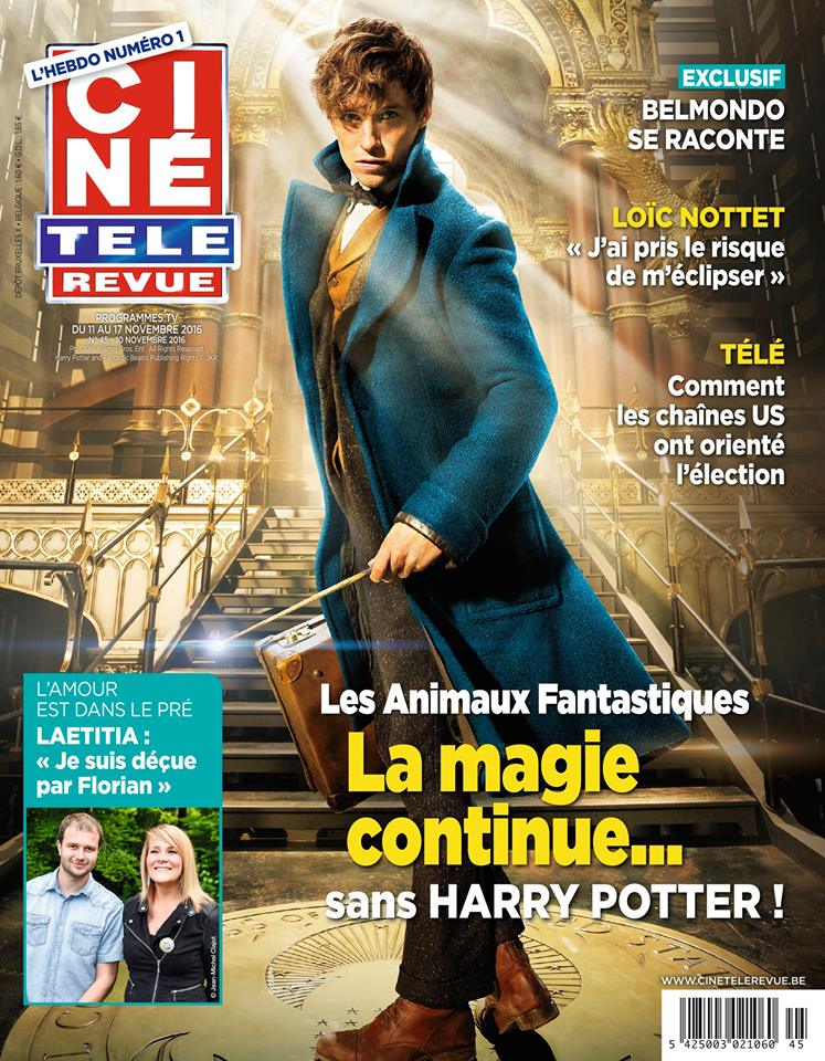 CINE TELE REVUE magazine side cover Issue 45 10 November 2016