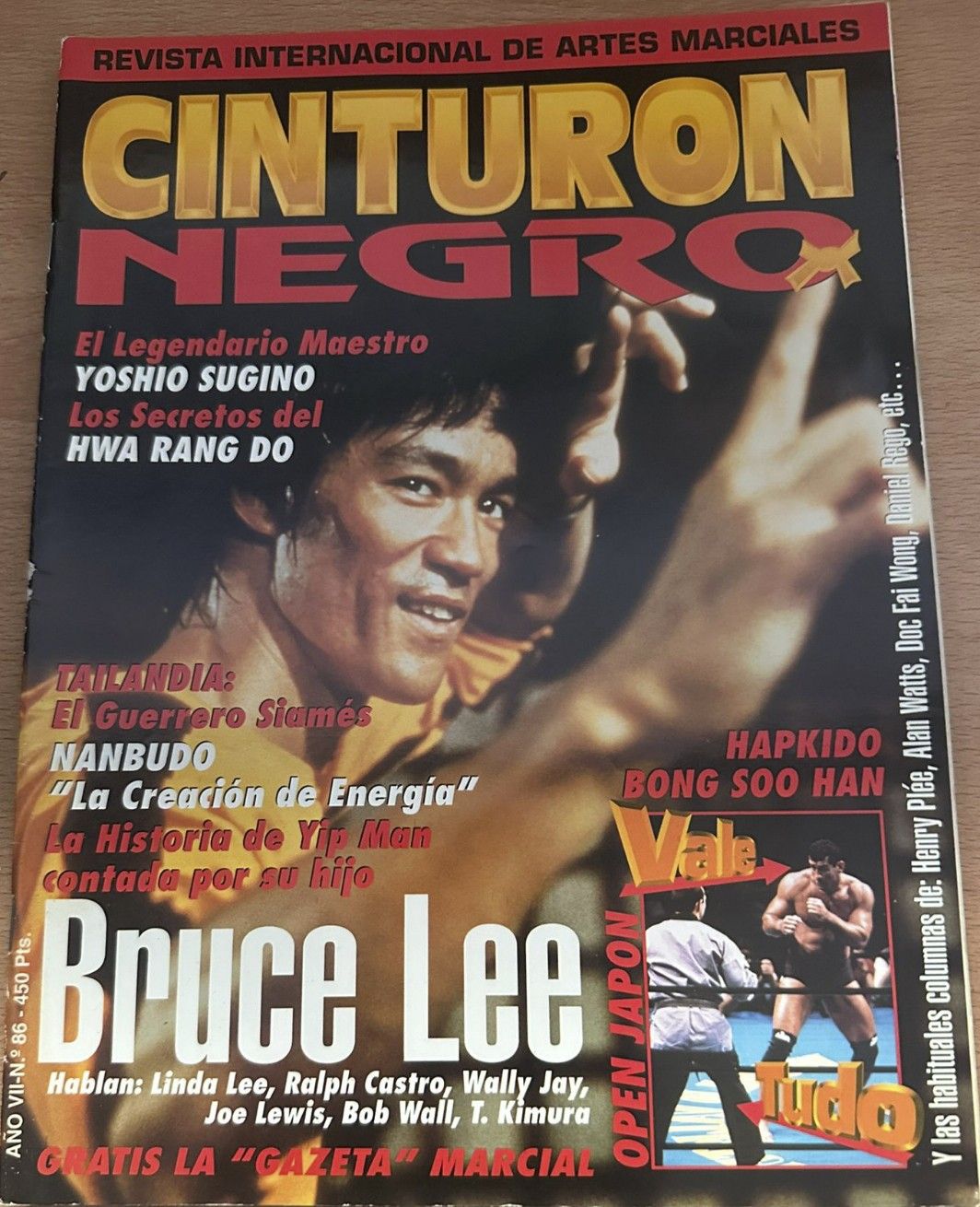 CINTURON NEGRO magazine side cover Issue 86   1995