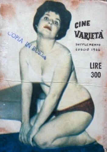 CINE VARIETA magazine side cover Issue 3 July 1964