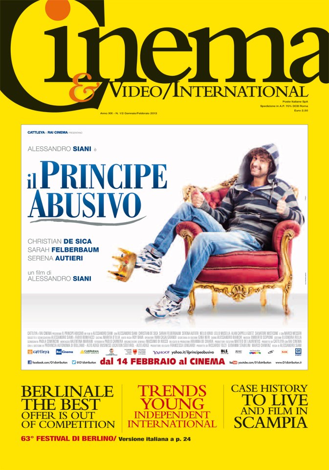 CINEMA AND VIDEO INTERNATIONAL magazine cover January/February 2013