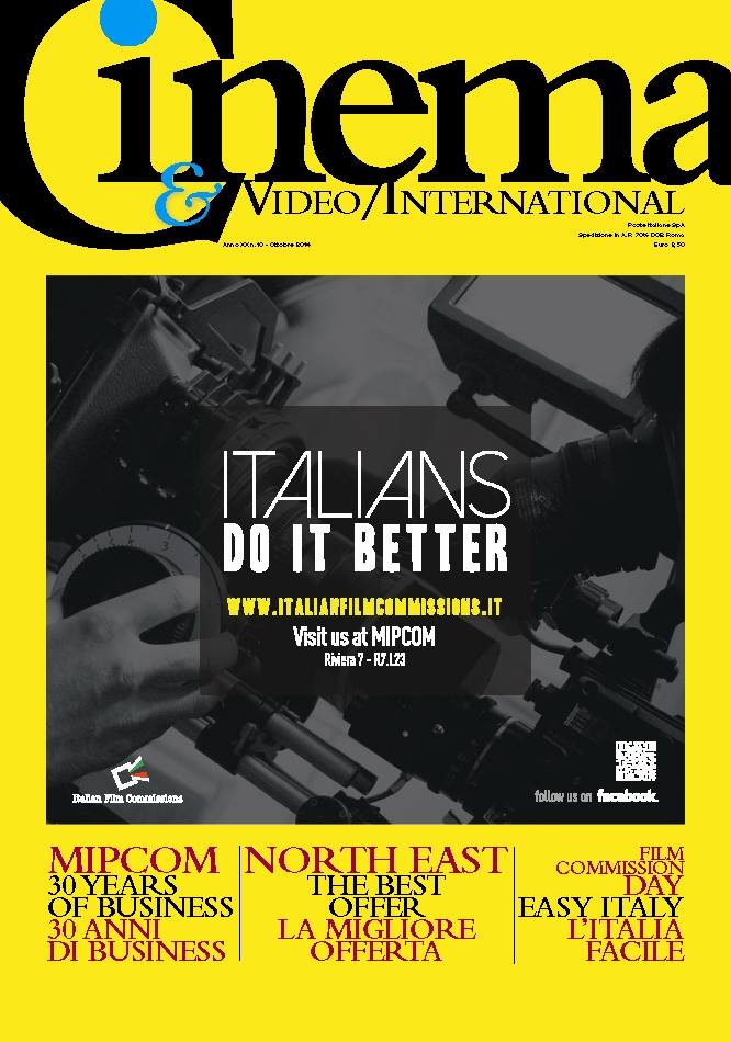 CINEMA AND VIDEO INTERNATIONAL magazine side cover October 2014