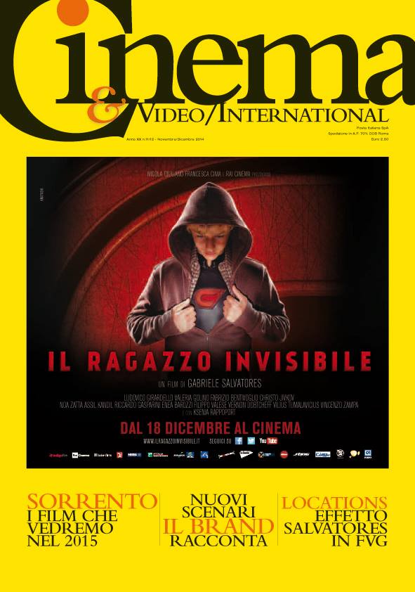 CINEMA AND VIDEO INTERNATIONAL magazine side cover November/December 2014