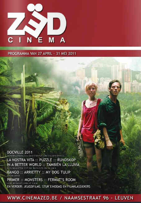 CINEMA ZED magazine cover May 2011