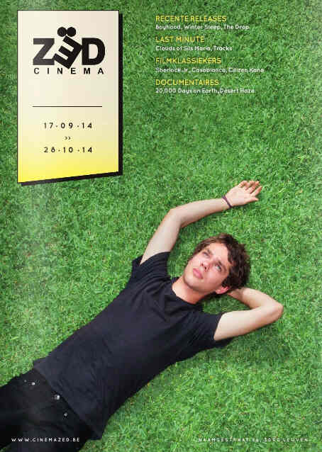 CINEMA ZED magazine cover September/October 2014