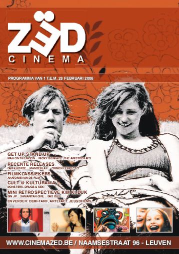 CINEMA ZED magazine cover February 2006
