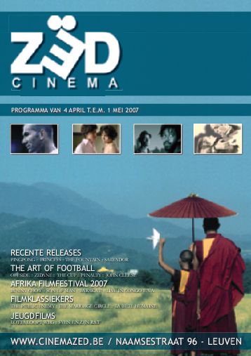 CINEMA ZED magazine cover April 2007