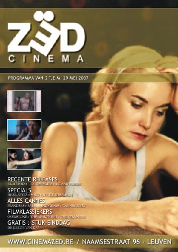 CINEMA ZED magazine cover May 2007