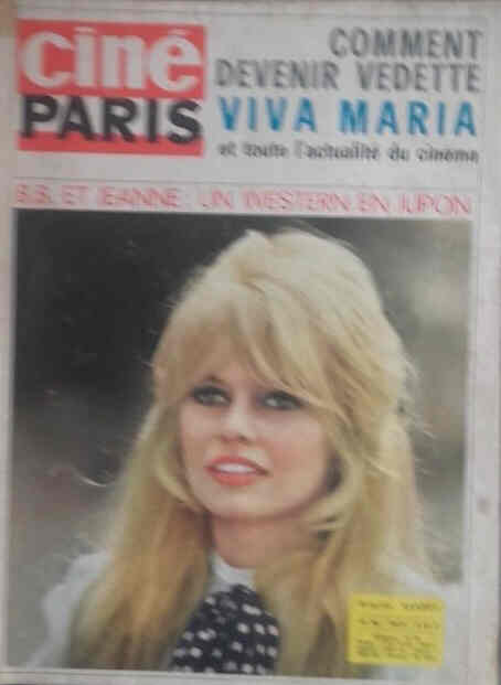 CINE PARIS magazine cover Issue 96  December 1965