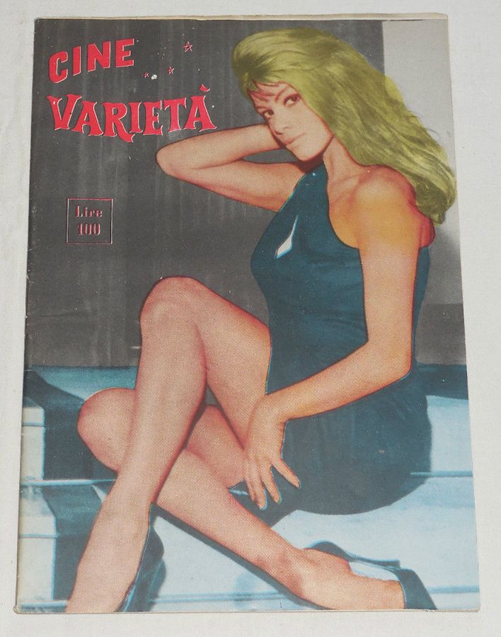 CINE VARIETA magazine side cover Issue 10   1963
