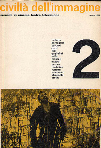 CIVILTA DELLIMMAGINE magazine side cover Issue 2 August 1966