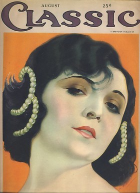 MOTION PICTURE CLASSIC magazine side cover August 1923
