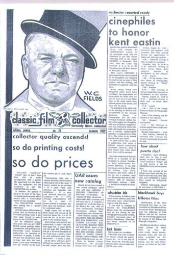 CLASSIC IMAGES magazine cover Issue 24  1969