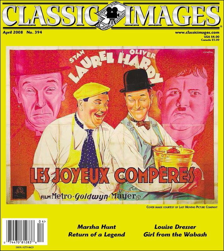 CLASSIC IMAGES magazine cover Issue 394 April 2008