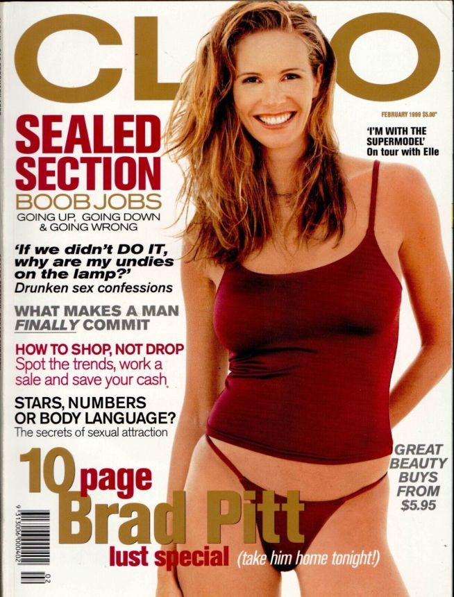 CLEO AUSTRALIA magazine side cover  February 1999