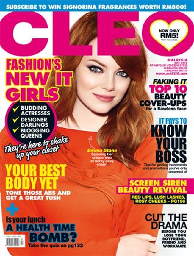 CLEO MALAYSIA magazine cover  July 2012