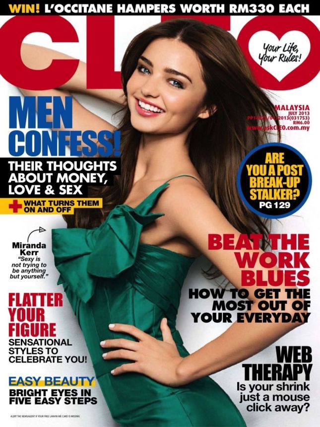CLEO MALAYSIA magazine cover  July 2013