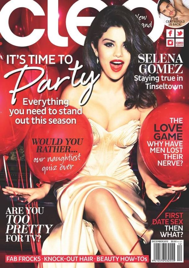 CLEO NEW ZEALAND magazine side cover  December 2013