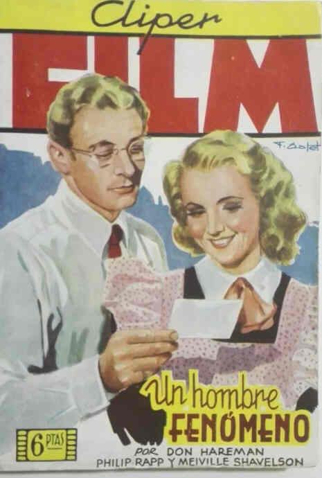 CLIPER FILM magazine side cover Issue 10   1949