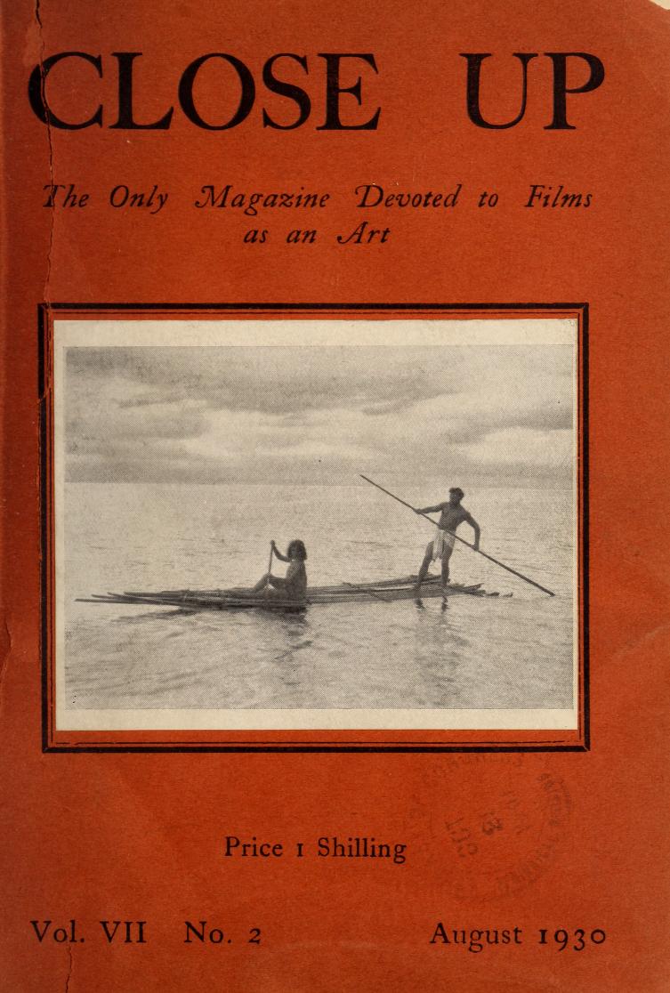 CLOSE UP magazine side cover Issue 38 Vol 7 # 2 August 1930