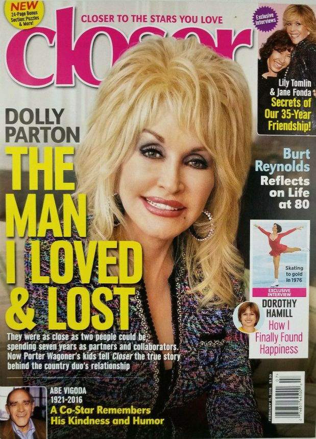 CLOSER WEEKLY magazine cover 15 February 2016
