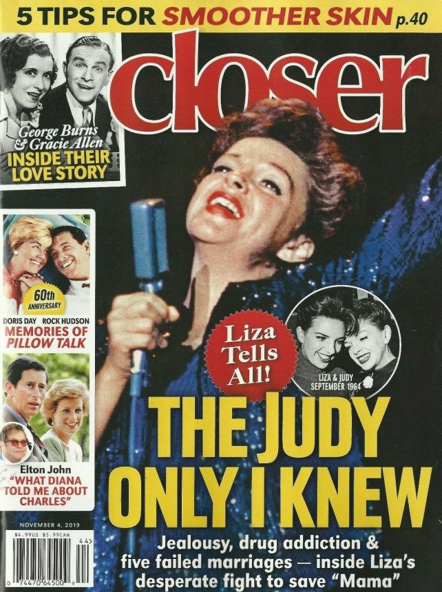 CLOSER WEEKLY magazine cover 4 November 2019