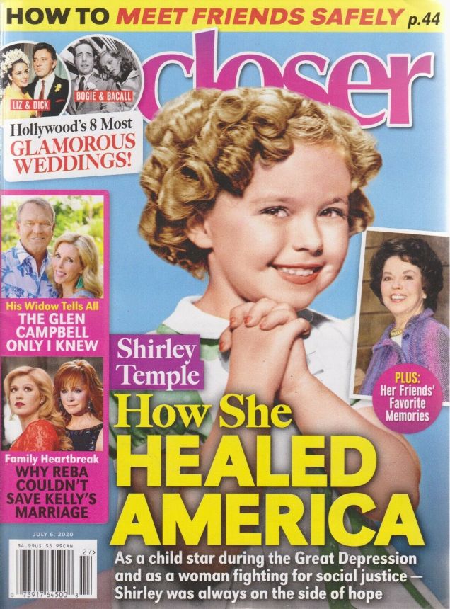 CLOSER WEEKLY magazine cover 6 July 2020