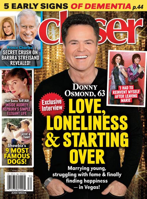 CLOSER WEEKLY magazine cover 26 July 2021