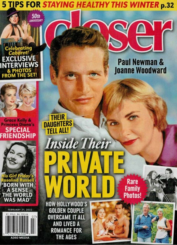 CLOSER WEEKLY magazine cover 21 February 2022