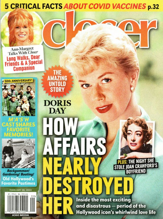 CLOSER WEEKLY magazine cover 28 February 2022