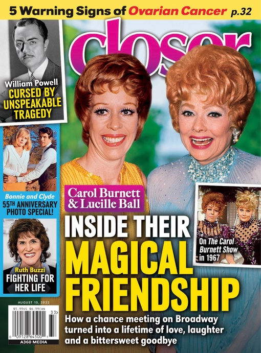 CLOSER WEEKLY magazine cover 15 August 2022