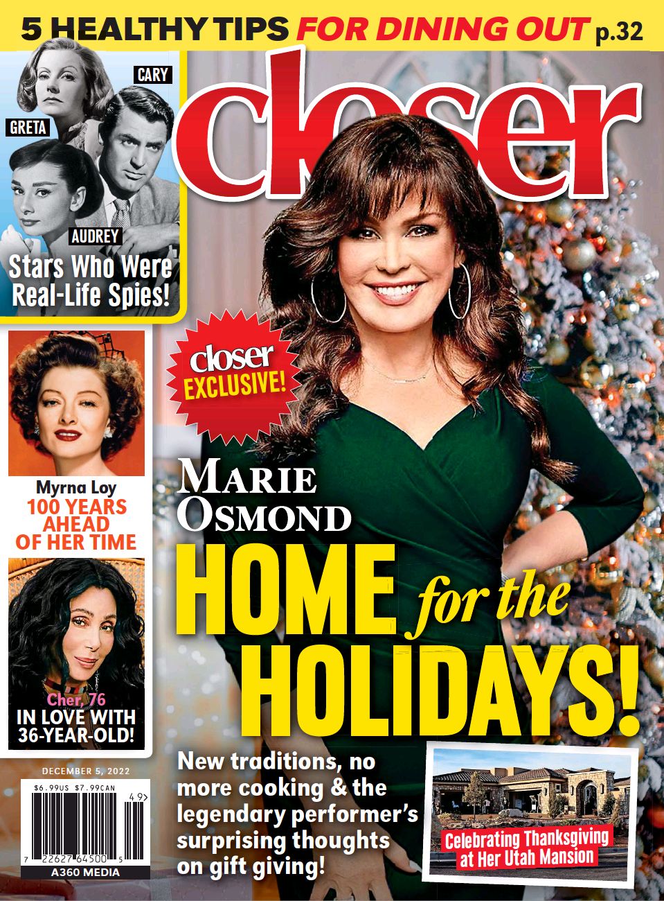 CLOSER WEEKLY magazine cover 5 December 2022