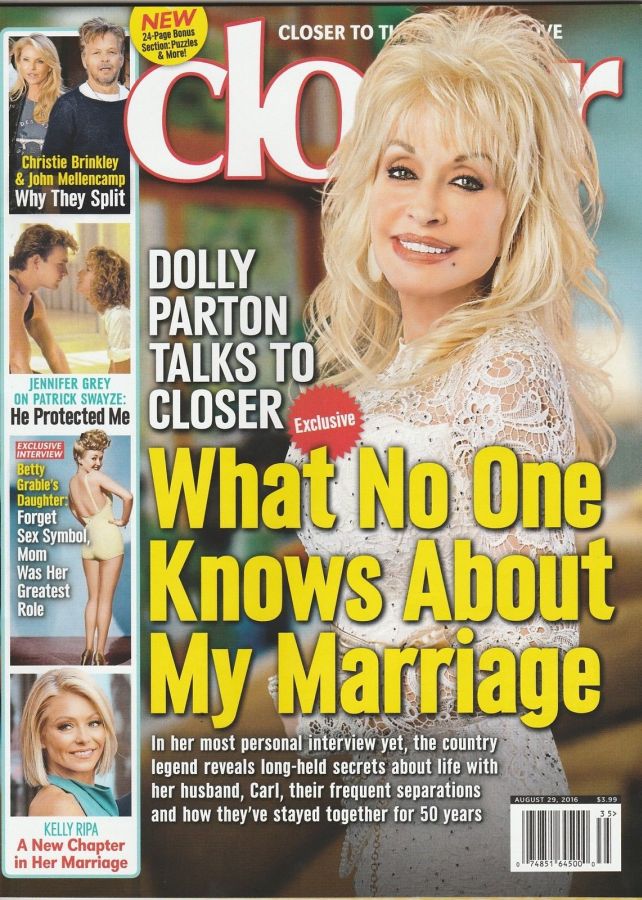 CLOSER WEEKLY magazine cover 29 August 2016