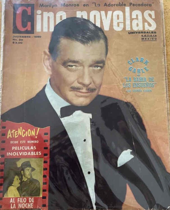 CINE NOVELAS magazine cover Issue 20  December 1960