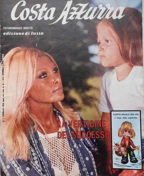 COSTA AZZURRA magazine cover  January 1972