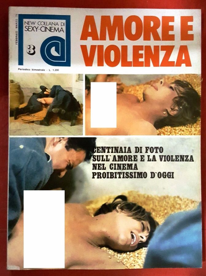 NEW (NUOVO) COLLANA DI SEXY-CINEMA magazine cover Issue 3  February/March 1973