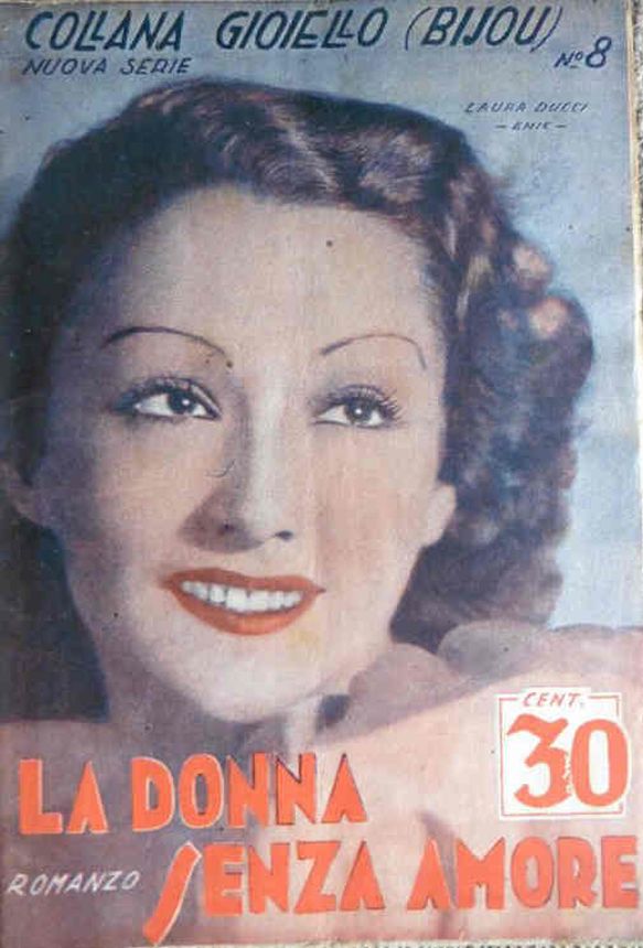 COLLANA BIJOU magazine side cover Issue 8   1940