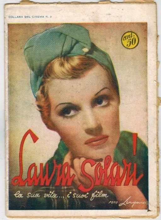 COLLANA DEL CINEMA magazine side cover Issue 3  1942