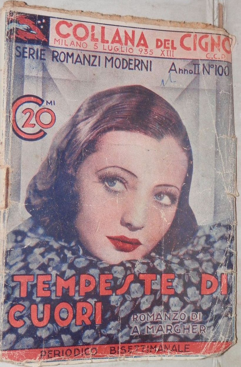COLLANA DEL CIGNO magazine side cover Issue 100 5 July 1935