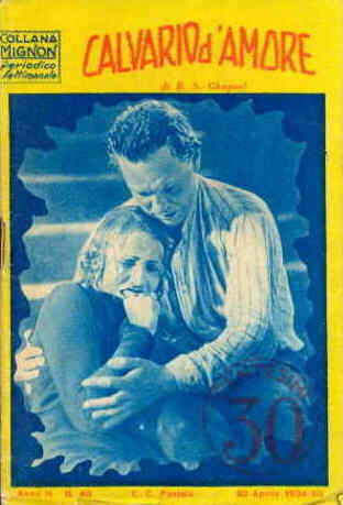 COLLANA MIGNON magazine side cover Issue 35 22 April 1934
