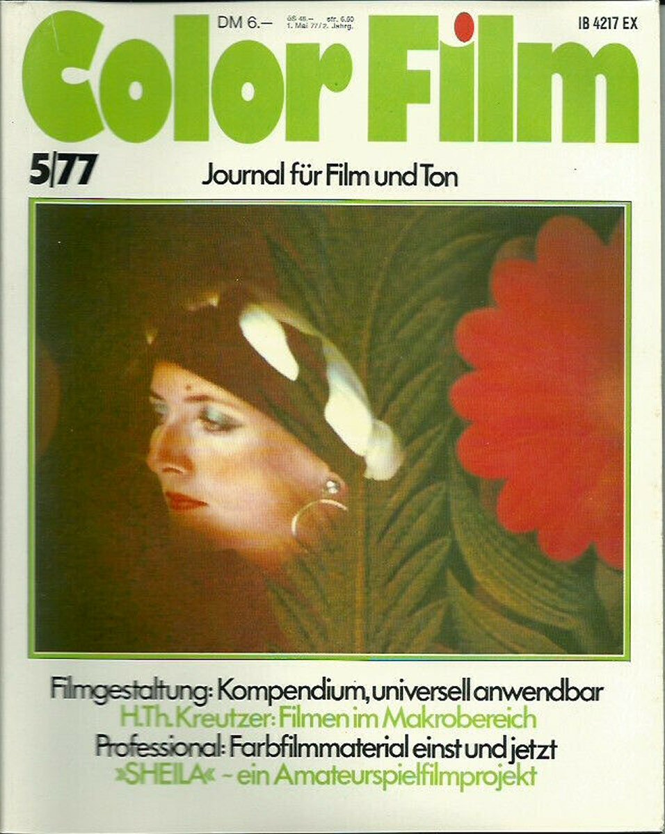 COLOR FILM magazine side cover  May 1977