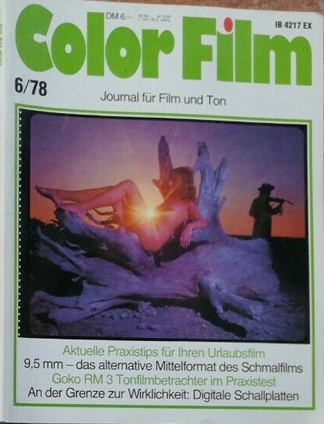 COLOR FILM magazine side cover  June 1978