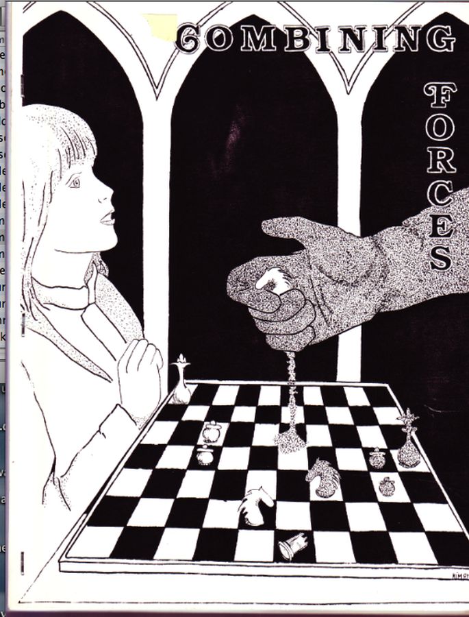 COMBINING FORCES magazine side cover Issue 2 August 1981