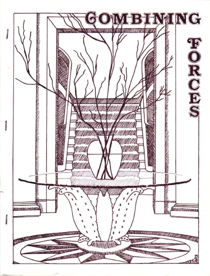COMBINING FORCES magazine side cover Issue 3 May 1982