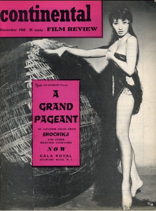 CONTINENTAL FILM REVIEW magazine side cover Issue 97 November 1960