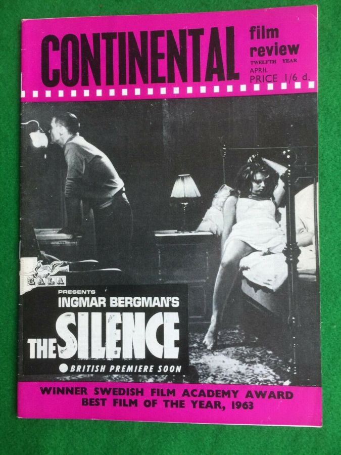 CONTINENTAL FILM REVIEW magazine side cover Issue 138 April 1964