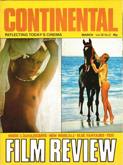 CONTINENTAL FILM REVIEW magazine side cover Issue 317  Vol 26 # 5 March 1979