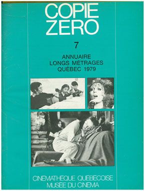 COPIE ZERO magazine cover Issue 7  1979