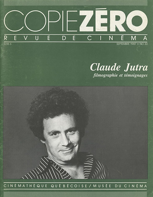 COPIE ZERO magazine cover Issue 33 September 1987